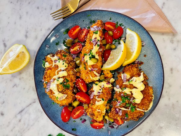 Grilled chicken with lemon