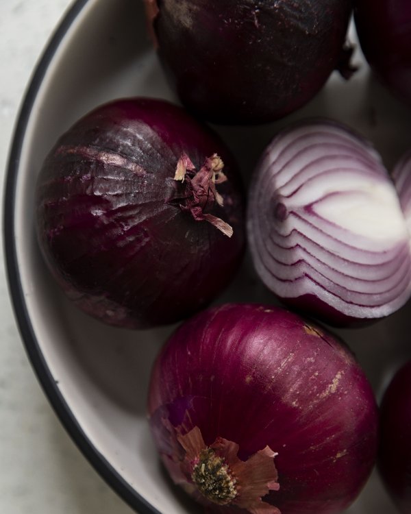 Onions in a bowl