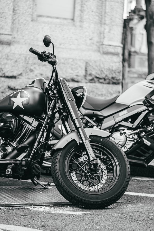 Motorbike front wheel