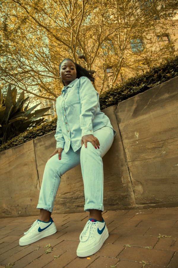 Beautiful Queen In the streets of Johannesburg