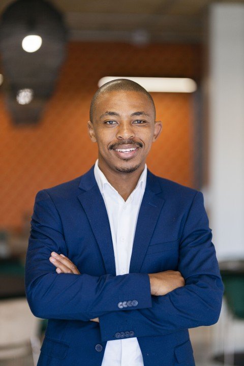 Black business man profile photo