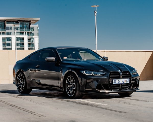 Bmw m4 parked on a rooftop in Sandton