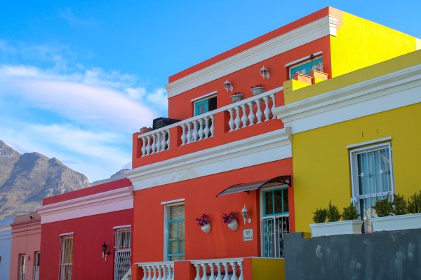Bo-kaap colourful houses