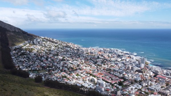 Cape Town from the mountains