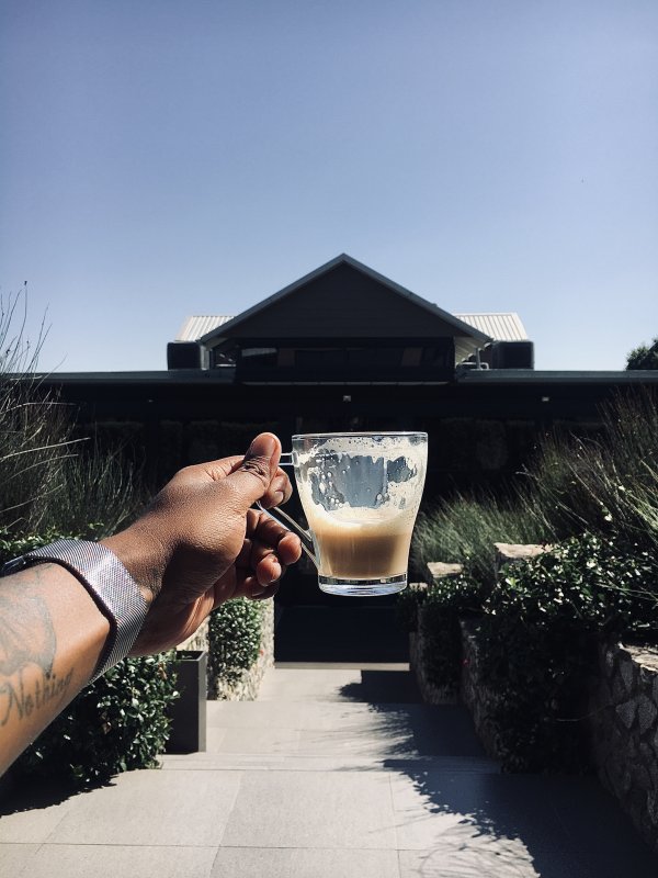 Coffee in the morning