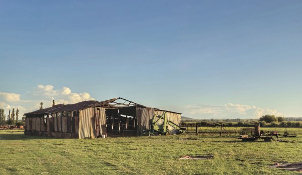 Farm scene in South Africa