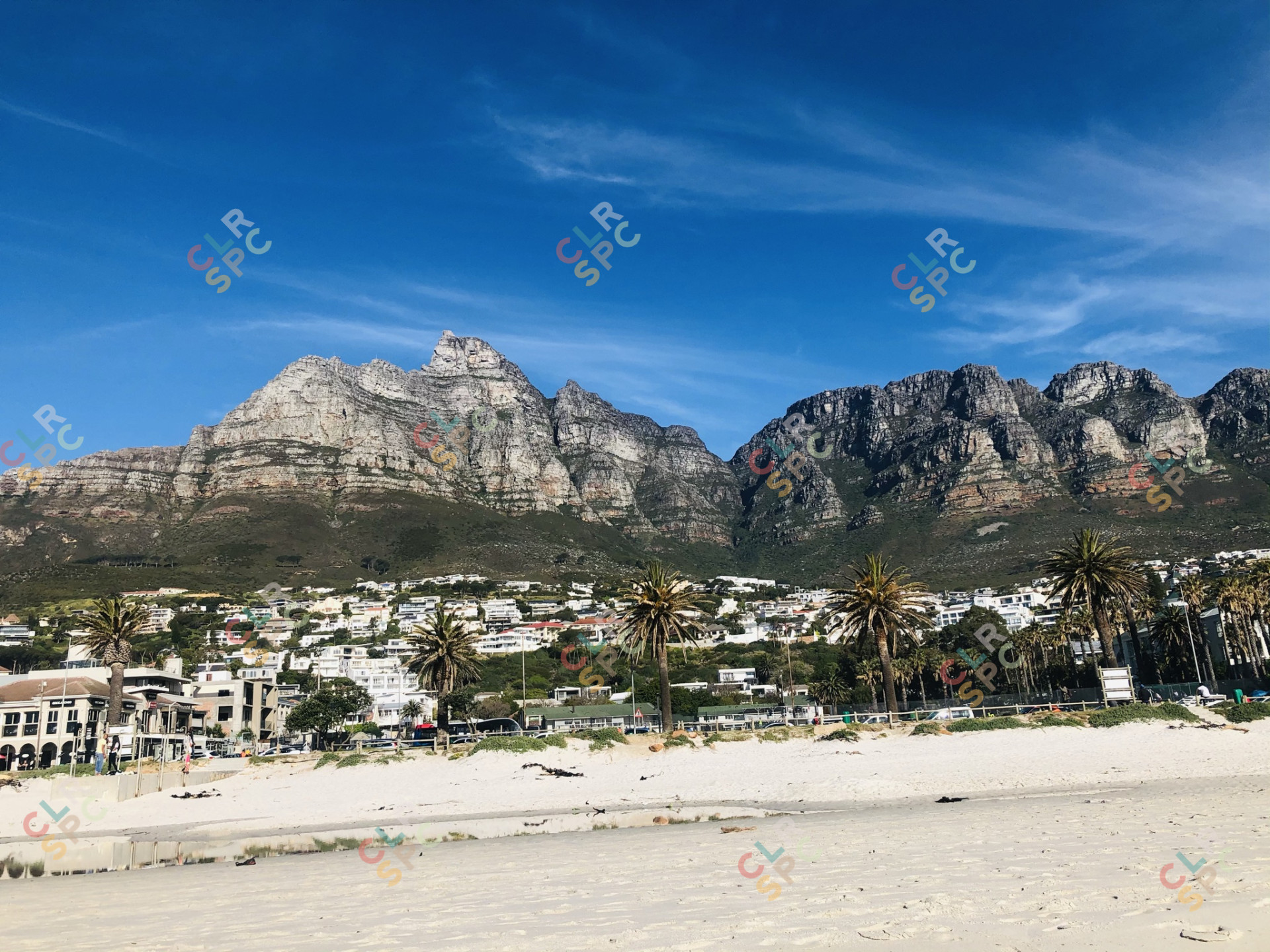 Cape Town Camps Bay with mountain view