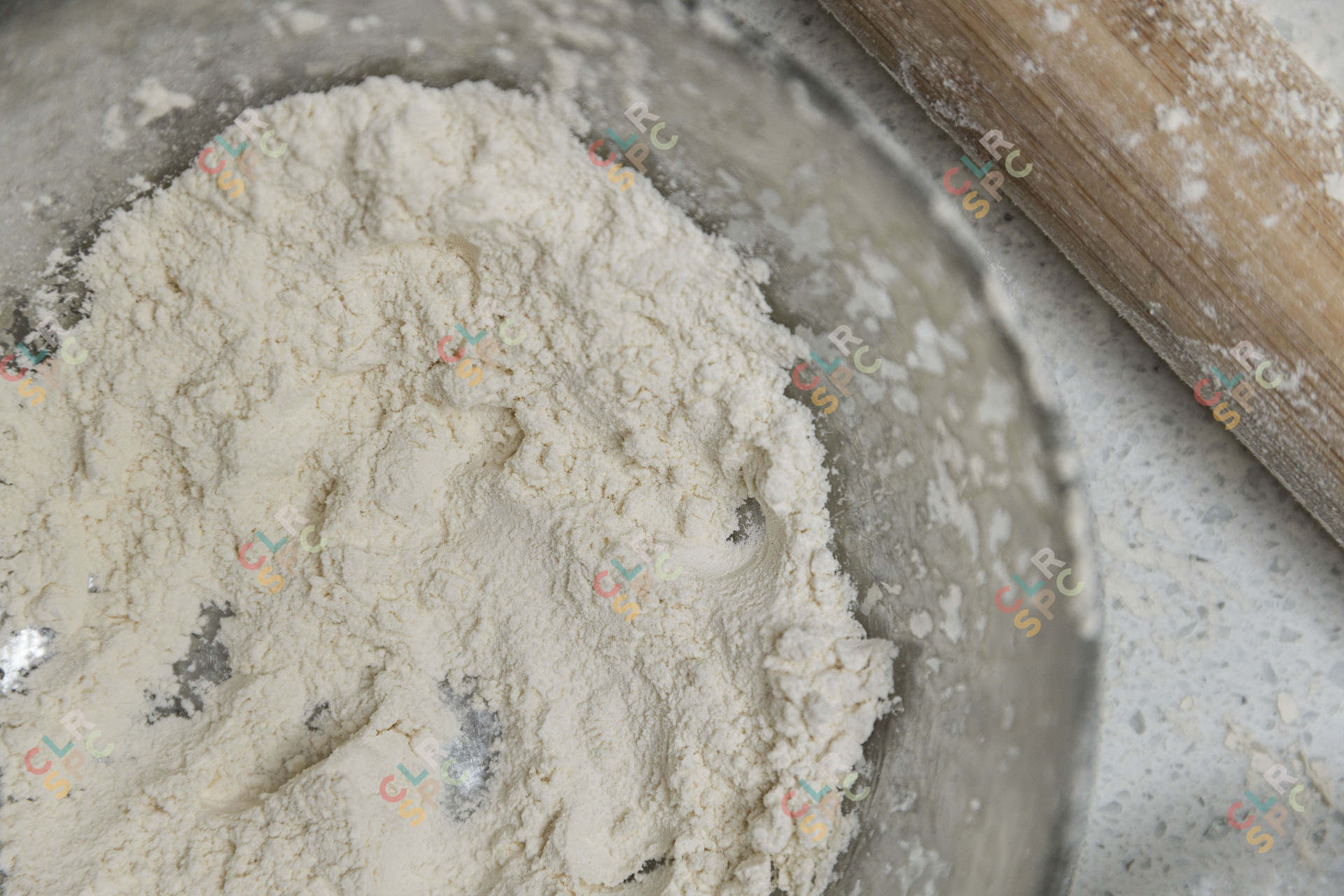 Flour in a bowl