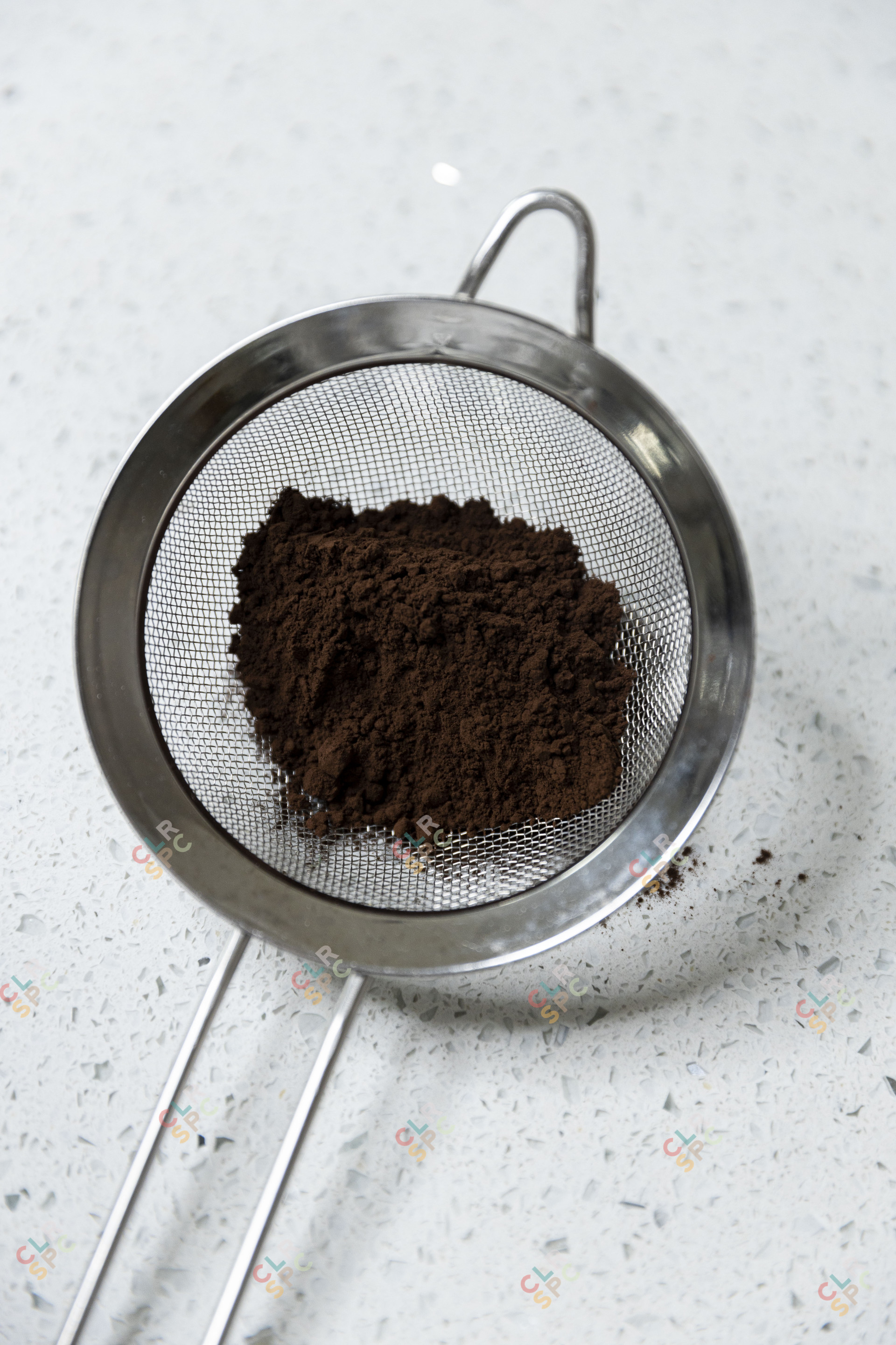 Filter cup with coffee