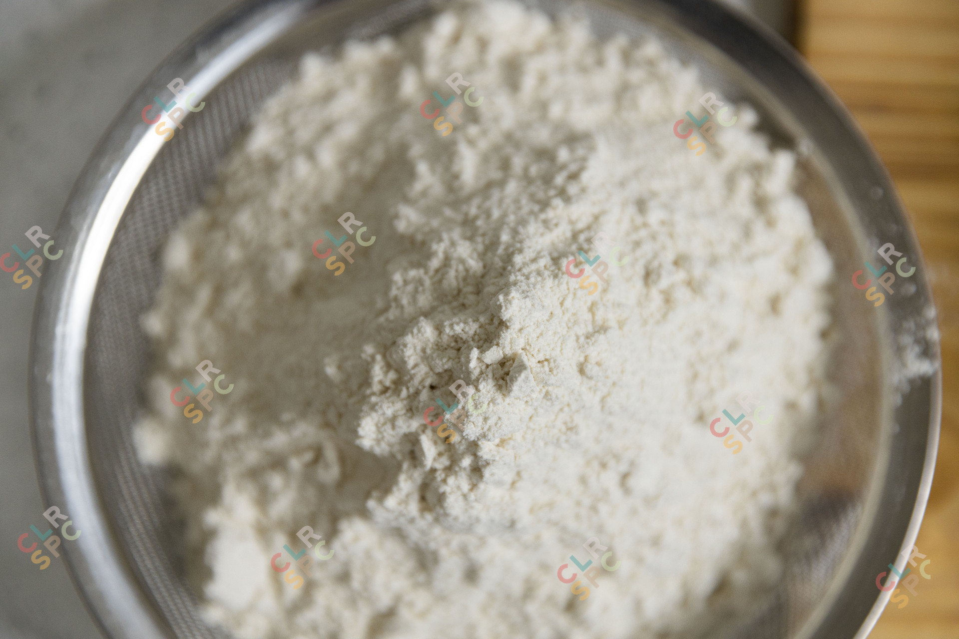 Flour in a bowl