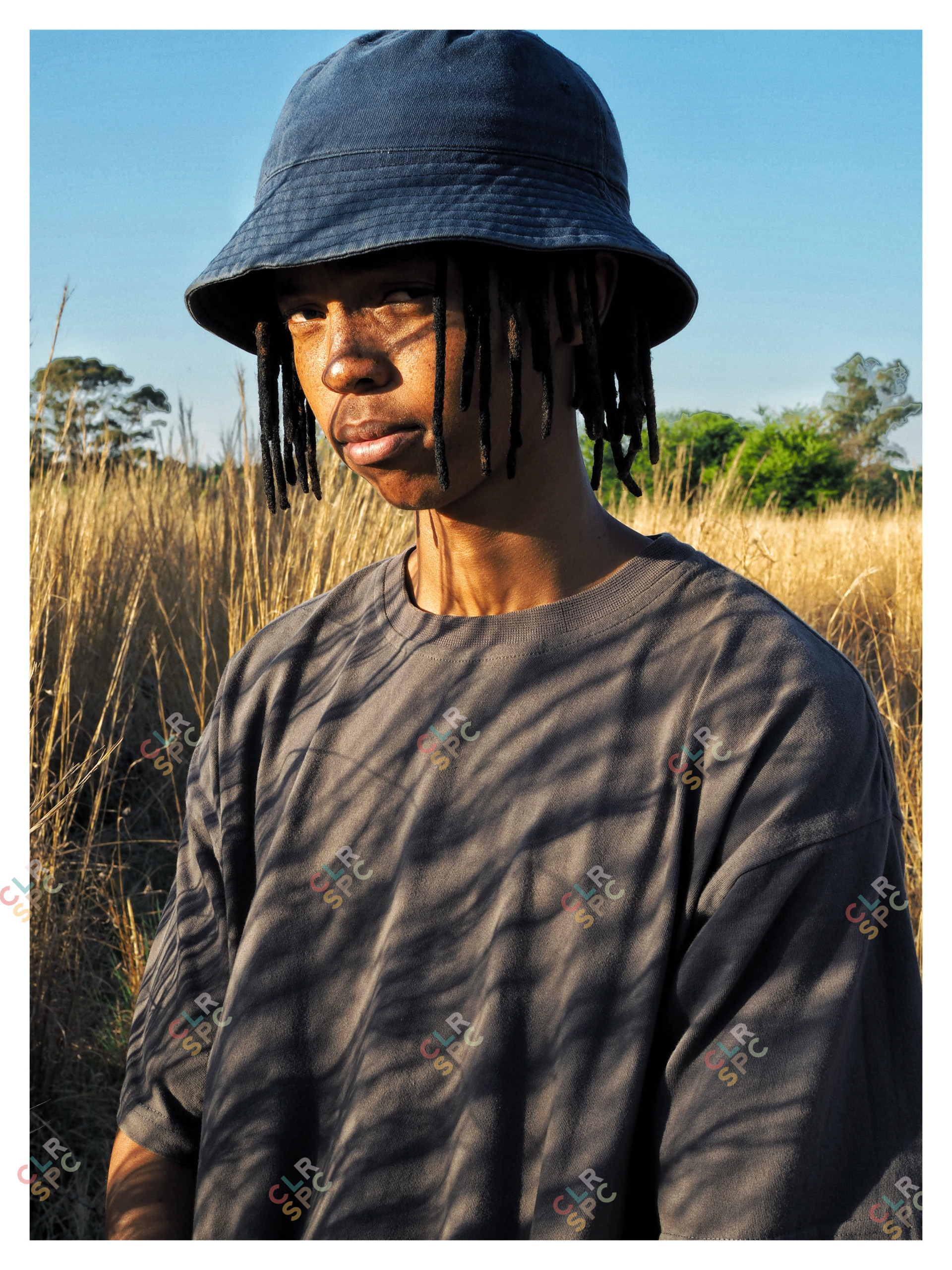 A portrait of Mandla shot in Vanderbijlpark, 2020.