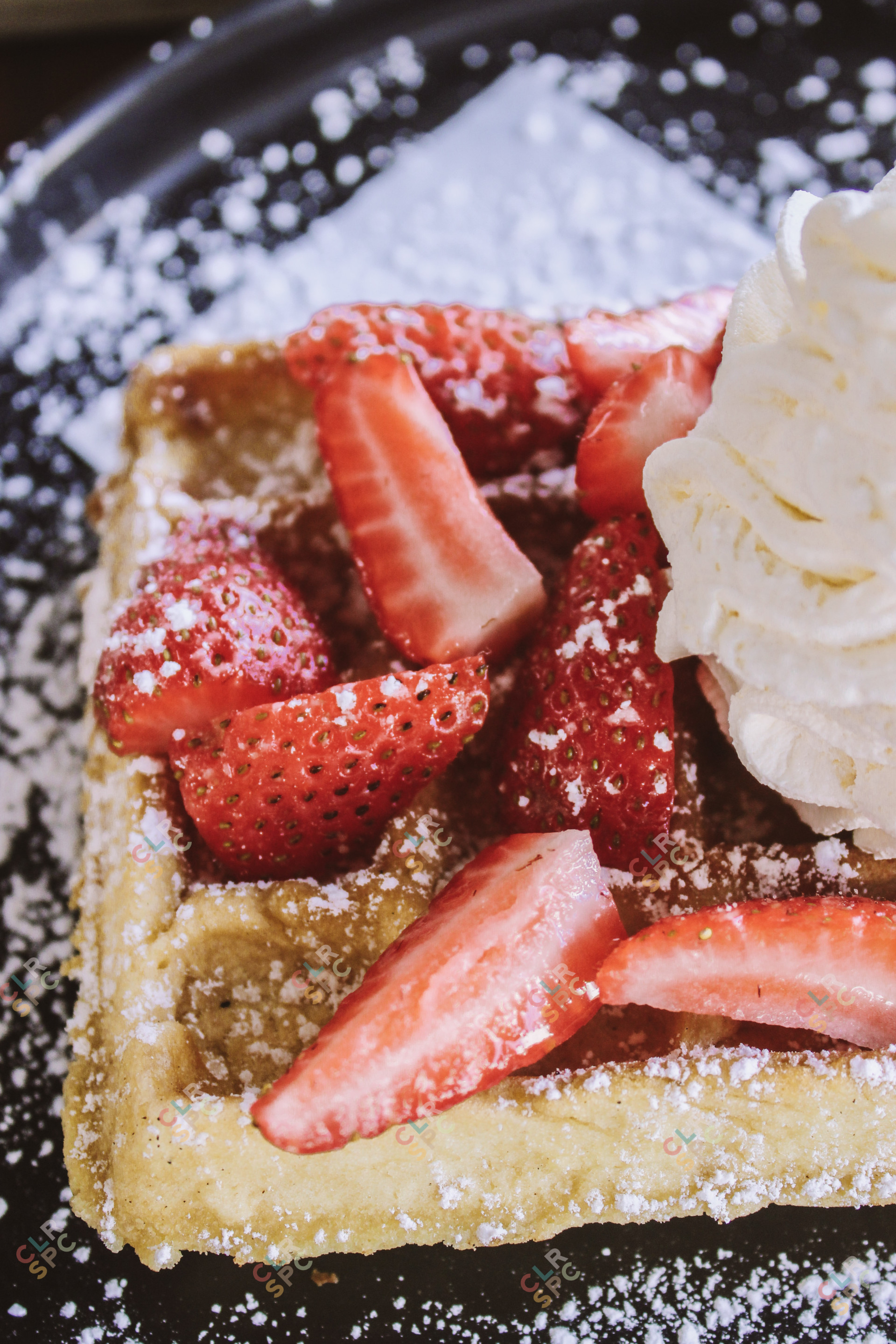 Strawberry Waffles - Food