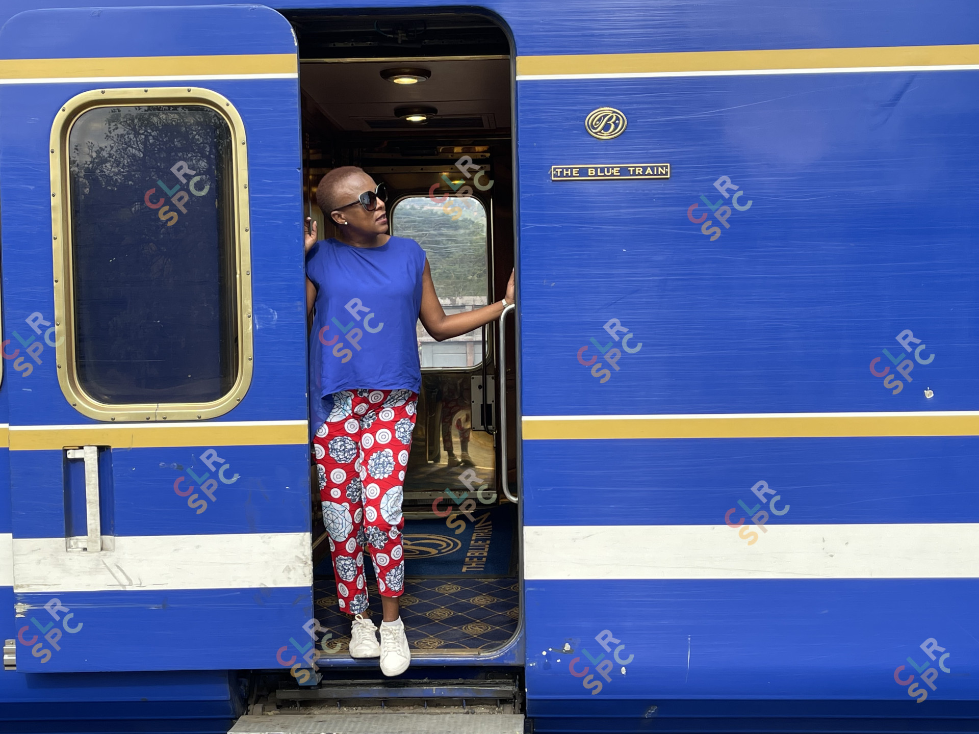 Blue Train at Tzaneen Train station