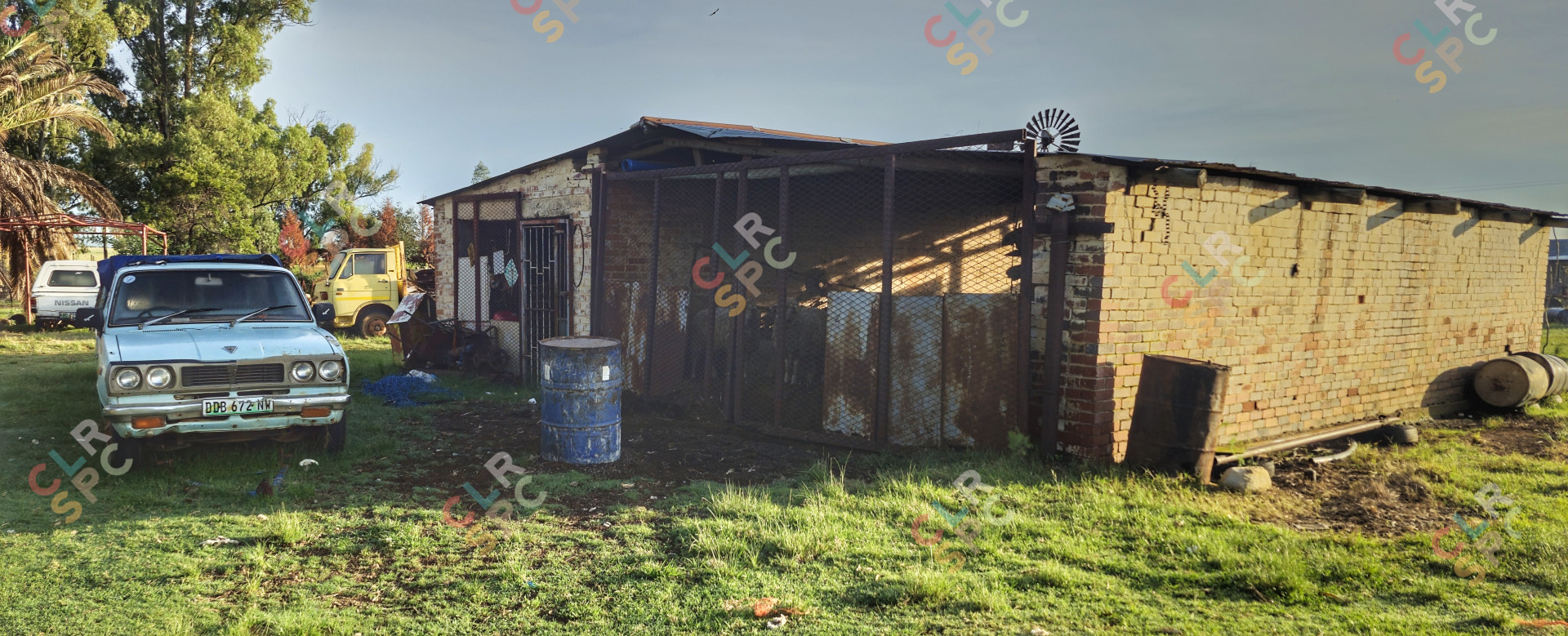 Farm scene in South Africa