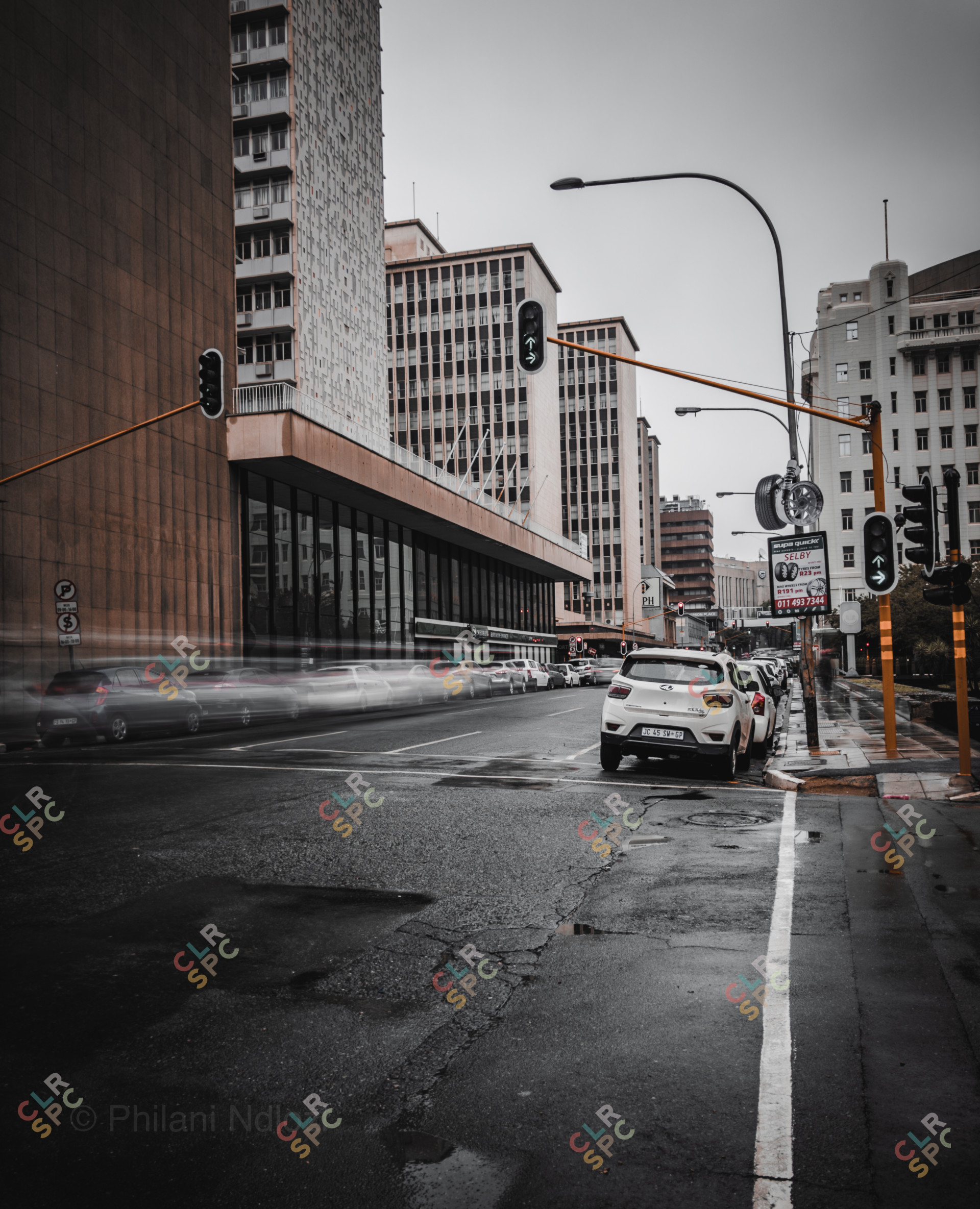 Johannesburg after the rain in the morning