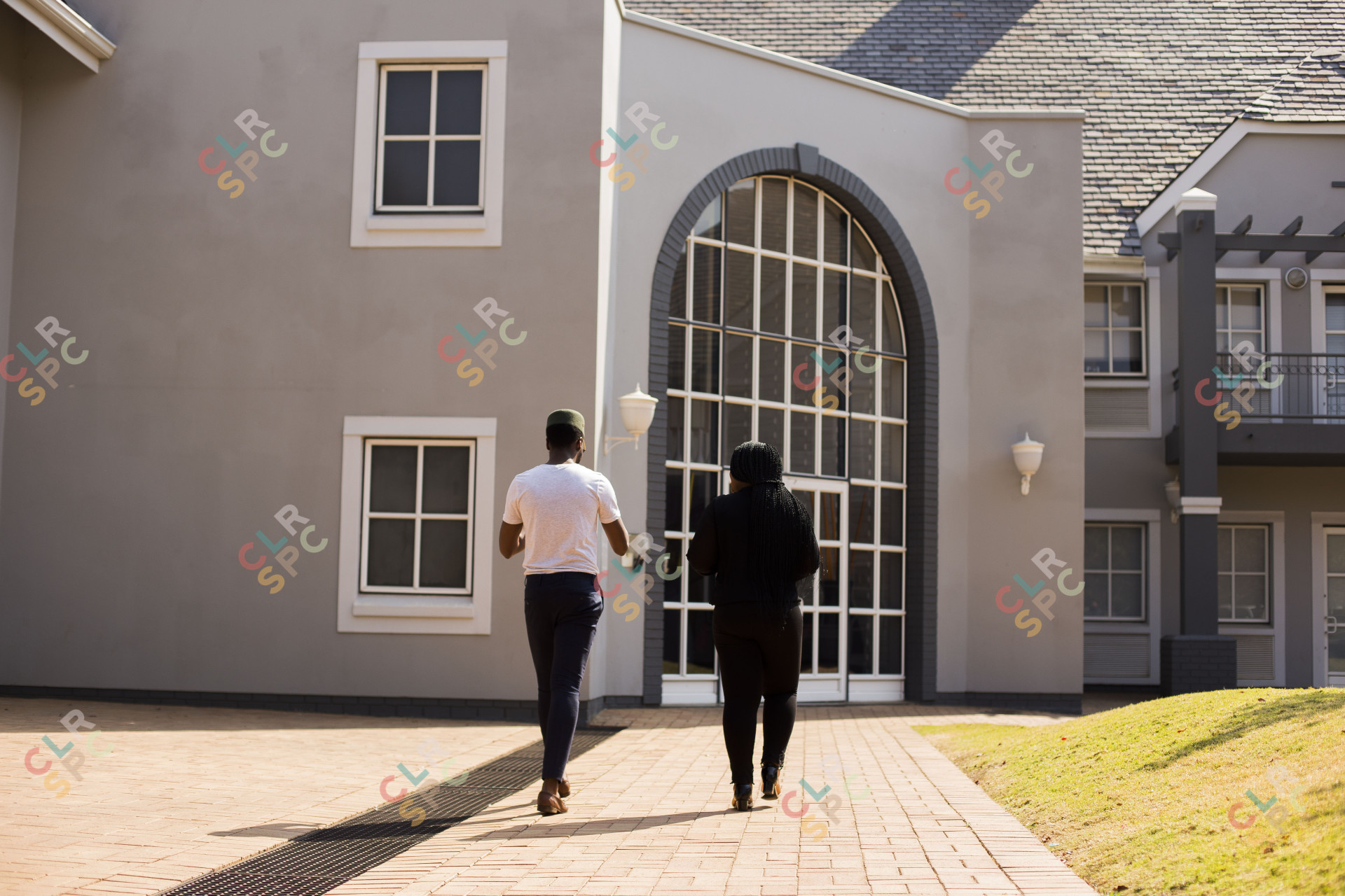 Black entrepreneurs walking