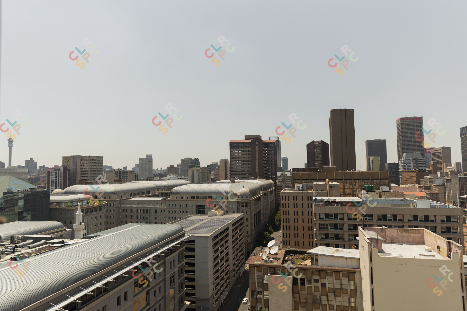 View of Johannesburg city from my window