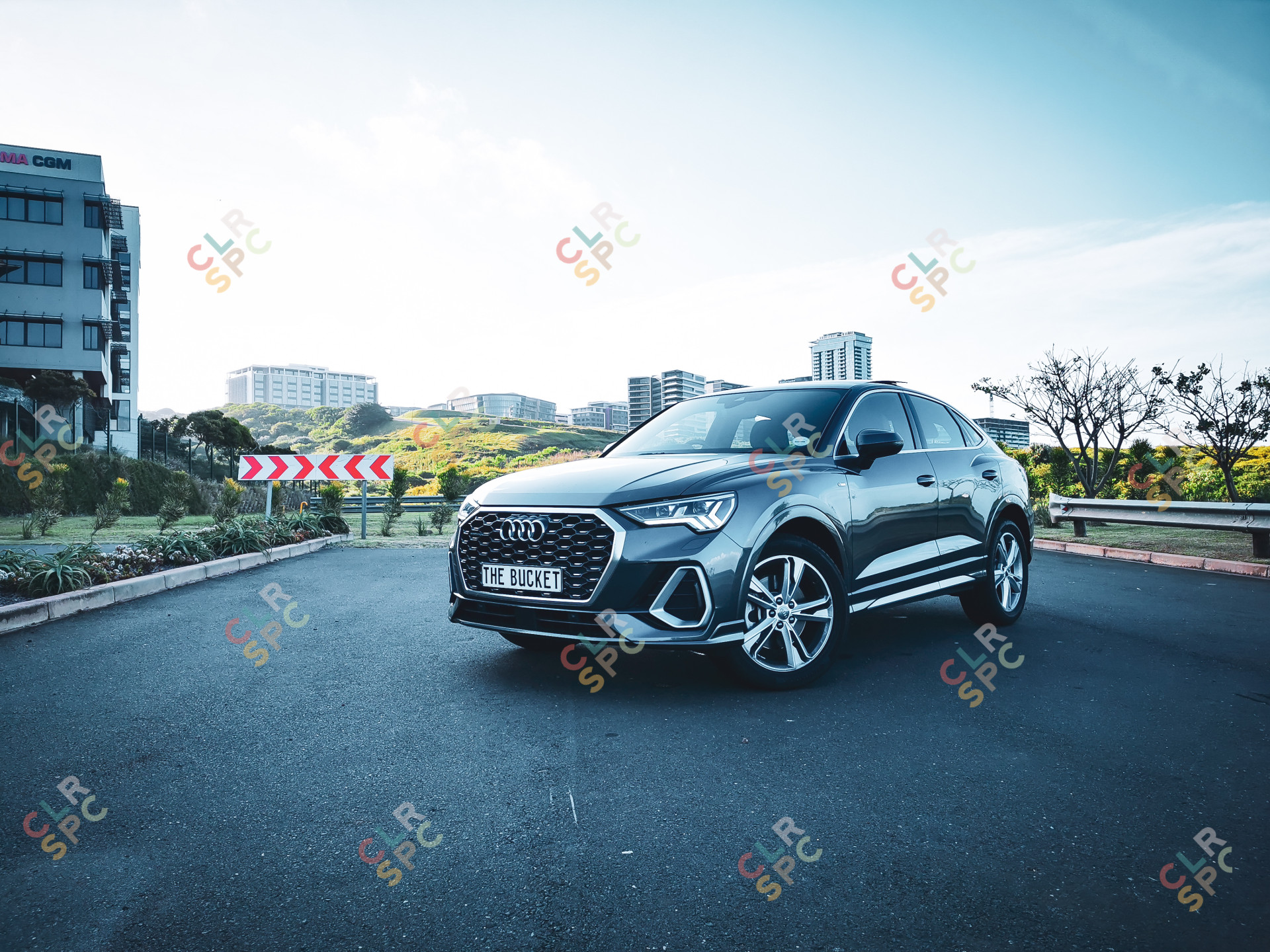 Front angle of new Audi Q3 Sportback