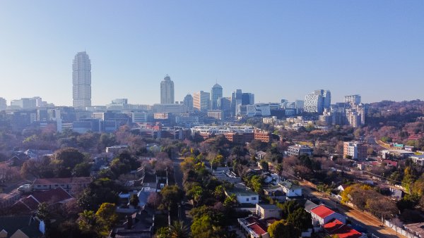 Sandton City Skyline